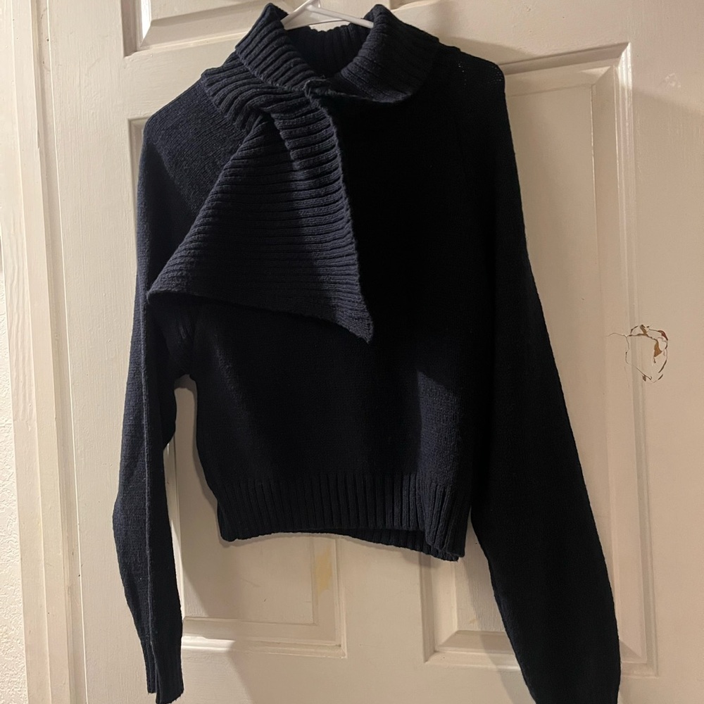 Zara Black Cowl Neck Sweater